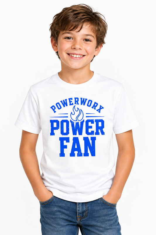 (PWD)Youth Short Sleeve T-Shirt - Power Fan