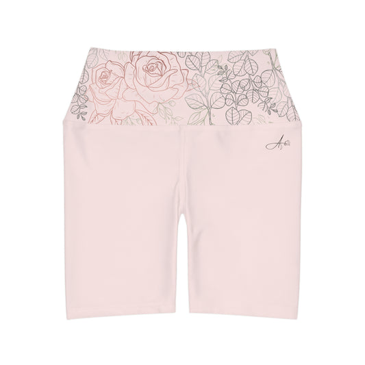 Rosalee:: High Waisted Yoga/Dance Shorts