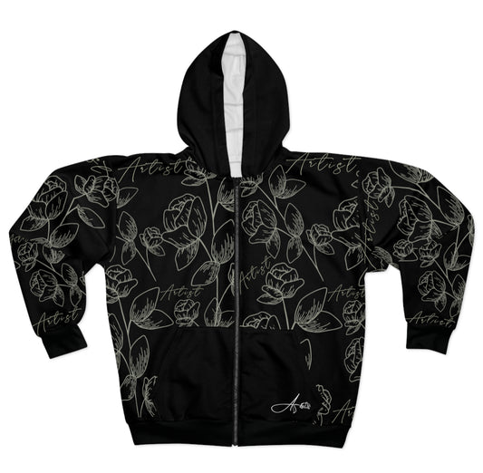 Artist :: Floral Zip Hoodie